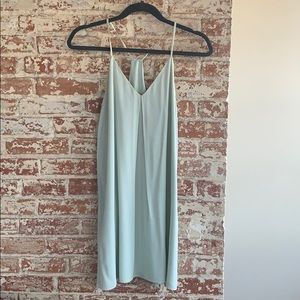 Alice + Olivia slip dress-mint color